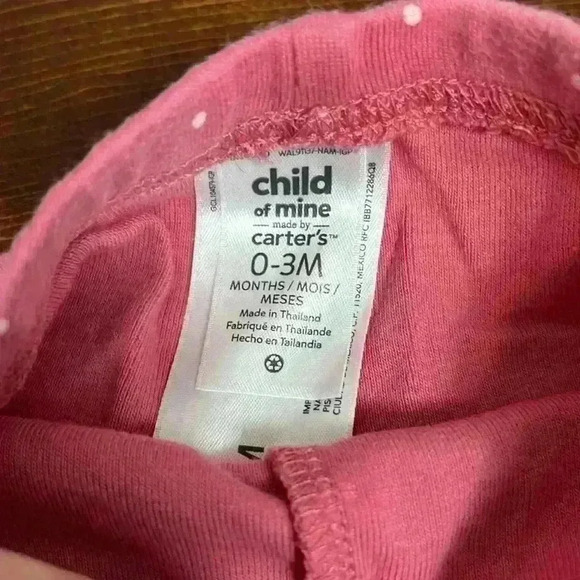 Baby Girl Outfit | 0-3 Month Onesie and Pant Set - Picture 8 of 8